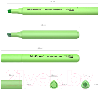 Текстовыделитель Erich Krause Visioline V-17 Pastel / 56020