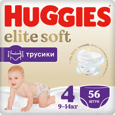 Подгузники-трусики детские Huggies Elite Soft Pants 4 Giga - фото