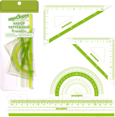 Набор для черчения Юнландия Геометрия / 210740