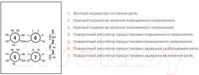 Реле напряжения КС RV-32A