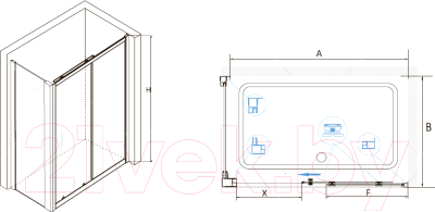 Душевой уголок RGW CL-48 / 32094890-011