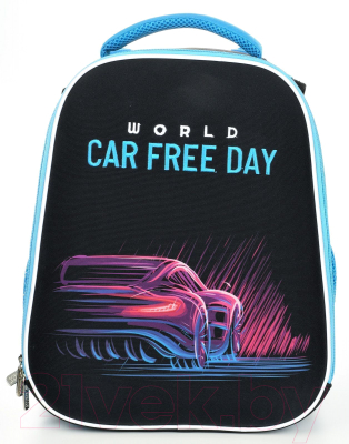 Школьный рюкзак Schoolformat Ergonomic + Minimal Car РЮКЖКРД-МКР (черный)