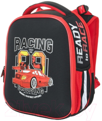 Школьный рюкзак Schoolformat Ergonomic 2А4М Race And Drift РЮКЖК2А4М-РНД - фото