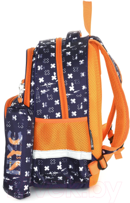 Школьный рюкзак Schoolformat Soft 2 + Graffiti РЮКМ2П-ГРА (черный)