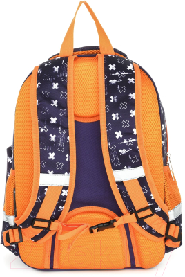 Школьный рюкзак Schoolformat Soft 2 + Graffiti РЮКМ2П-ГРА (черный)