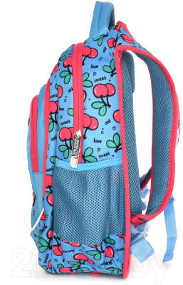 Школьный рюкзак Schoolformat Soft 3 Cherries РЮКМ3-ЧРИ (голубой)