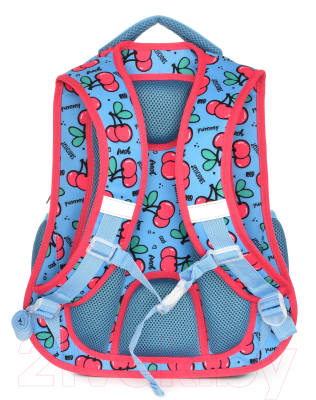 Школьный рюкзак Schoolformat Soft 3 Cherries РЮКМ3-ЧРИ (голубой)