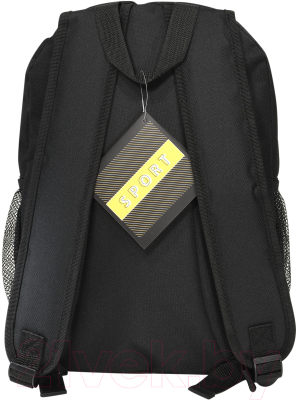 Школьный рюкзак Creativiki Sport Basic РЮКС41КР-ЧЖ (черный/желтый)