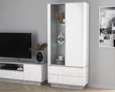 Шкаф Интерлиния Quartz QZ-ШК1 с подсветкой