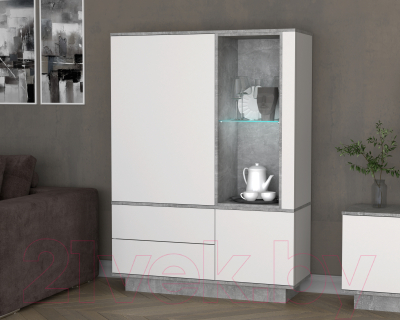 Шкаф Интерлиния Quartz QZ-ШК2 с подсветкой