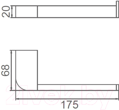 Держатель для туалетной бумаги Gerhans К27003B