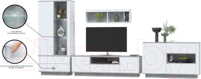 Горка Интерлиния Quartz-2 с подсветкой