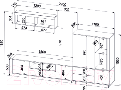 Горка Интерлиния Quartz-6 с подсветкой