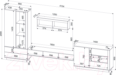 Горка Интерлиния Quartz-8 с подсветкой
