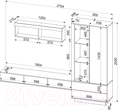 Горка Интерлиния Quartz-10 с подсветкой