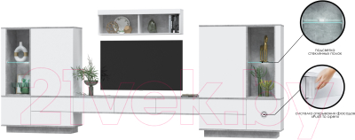 Горка Интерлиния Quartz-11 с подсветкой