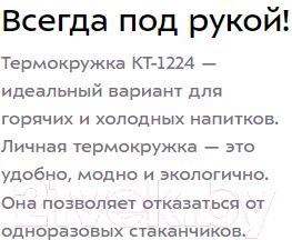 Термокружка Kitfort KT-1224-2