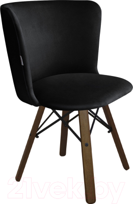 Стул Sheffilton SHT-ST36/S70 (ночное затмение/темный орех/черный) - фото