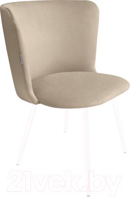 Стул Sheffilton SHT-ST36/S95-1 (ванильный крем/белый муар) - фото