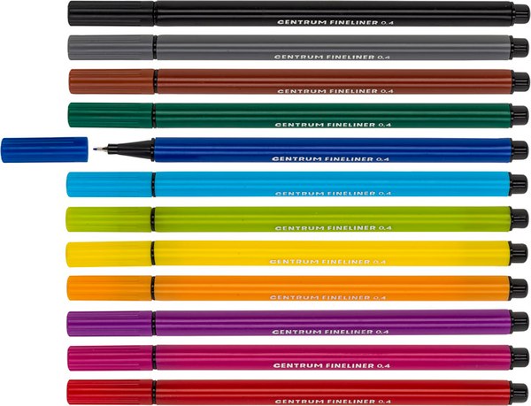 Набор капиллярных ручек Centrum Fineliners / 80255