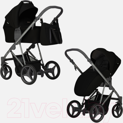Детская универсальная коляска Bebetto Flavio 2 в 1 графитовая рама
