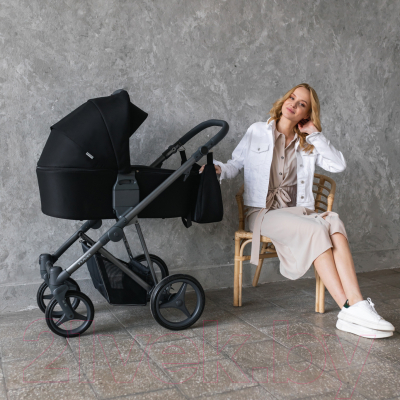 Детская универсальная коляска Bebetto Flavio 2 в 1 графитовая рама