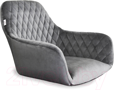 Стул Sheffilton SHT-ST38/S95-1 (угольно-серый/белый муар)