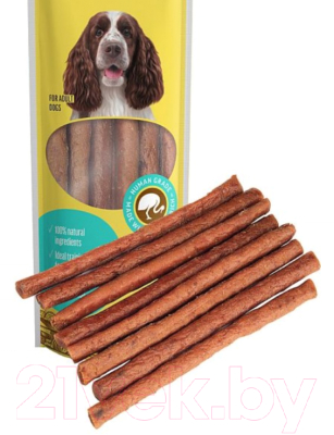 Лакомство для собак Dog Fest Мясные колбаски с мясом страуса
