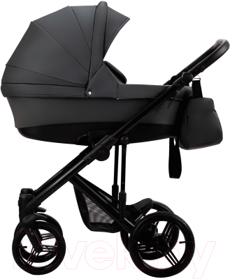 Детская универсальная коляска Bebetto Magnum Prima 2 в 1 черная рама - фото