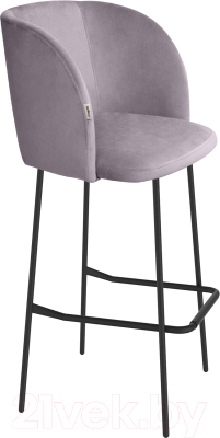 Стул барный Sheffilton SHT-ST33/S29 (сиреневая орхидея/черный муар) - фото