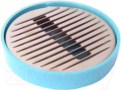 Мыльница Primanova Lenox круглая M-E32-26 - фото