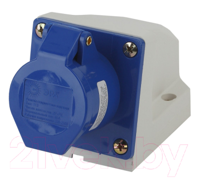 Розетка ЭРА 113 2Р+РЕ 16А 220В / Б0032874 - фото