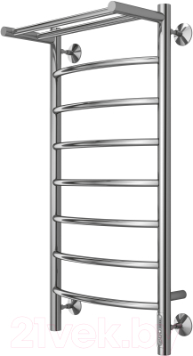 Полотенцесушитель электрический Terminus Классик П8 400x850 (с полкой)