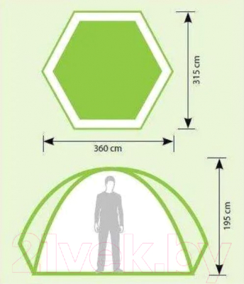 Туристический шатер Norfin Lund / NF-10802