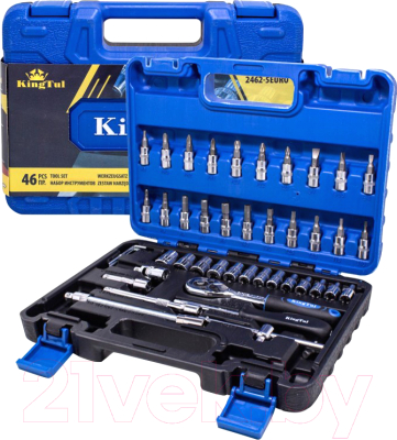 Универсальный набор инструментов KingTul KT-2462-5 Euro