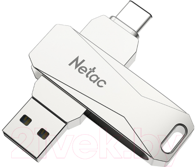 Usb flash накопитель Netac U782C Dual Flash Drive USB3.0 +Type-C 128GB(NT03U782C-128G-30PN) - фото