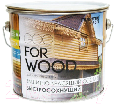 Защитно-декоративный состав Farbitex Profi Wood Быстросохнущий - фото