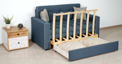 Диван Нижегородмебель и К Найс Р 120 / ТД 114/5