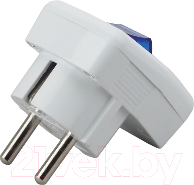 Вилка штепсельная ЭРА Vx5-W / Б0039675 - фото