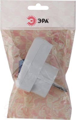 Вилка штепсельная ЭРА Vx5-W / Б0039675