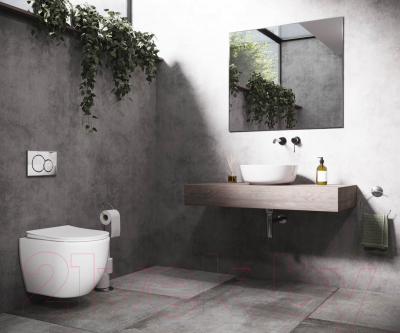 Унитаз подвесной Ceramica Nova Rimless CN1805 (с крепежом и сиденьем)