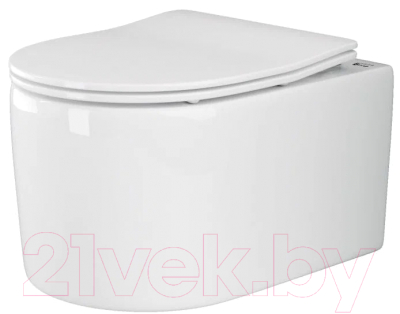 Унитаз подвесной Ceramica Nova Rimless CN3003 (с крепежом и сиденьем) - фото