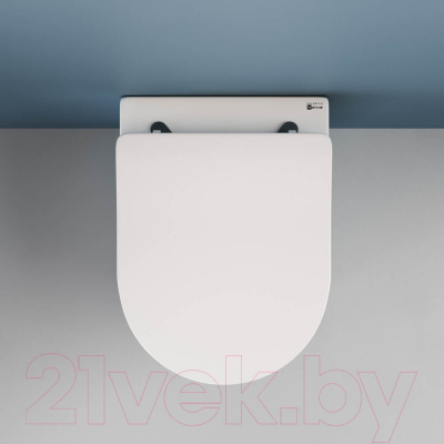 Унитаз подвесной Ceramica Nova Rimless CN3003 (с крепежом и сиденьем)