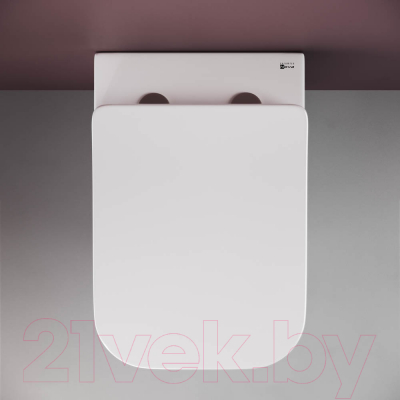 Унитаз подвесной Ceramica Nova Rimless CN3007 (с крепежом и сиденьем)