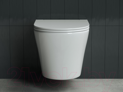 Унитаз подвесной Ceramica Nova Rimless CN3011 (с крепежом и сиденьем)