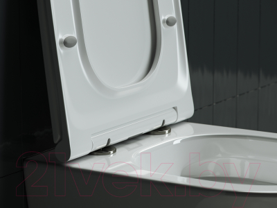 Унитаз подвесной Ceramica Nova Rimless CN3011 (с крепежом и сиденьем)