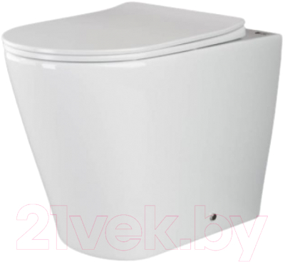 Унитаз приставной Ceramica Nova Rimless HighLight CN1812 - фото