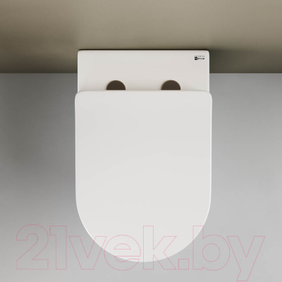 Унитаз приставной Ceramica Nova Rimless HighLight CN1810 (с сиденьем и крепежом)