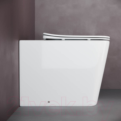 Унитаз приставной Ceramica Nova Rimless CN1809 (с сиденьем и крепежом)