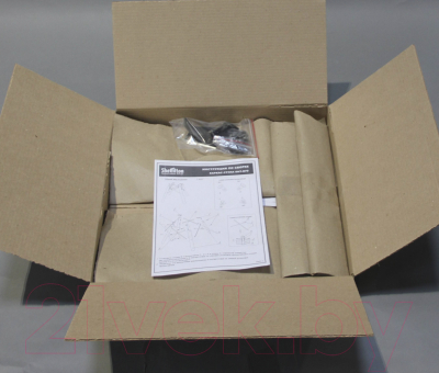 Журнальный столик Sheffilton SHT-S70/ЛДСП 60 (темный орех/камень пьетра гриджио черный)